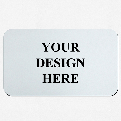 Custom Imprint 14X24 Rubber Game mat, 1-sides