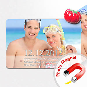 Save the Date Magnet Foto Erinnerungen 10,16 x 15,24 cm