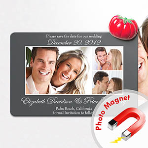 Save the Date Magnet Romantisch 10,16 x 15,24 cm