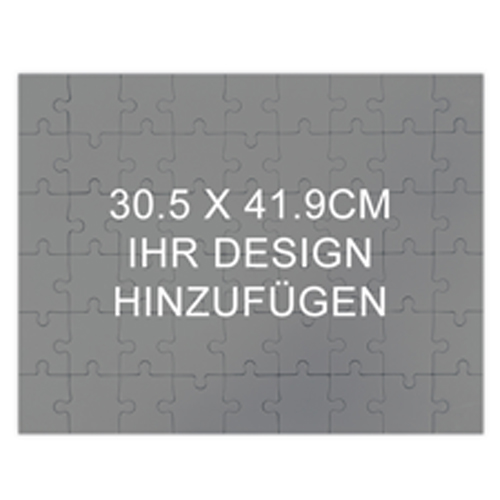 Puzzle als Einladung Holz Querformat 305 x 419 mm, 24, 54 oder 285 Teile