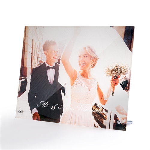 Foto Glasdruck Portrait zum Hinstellen Querformat 25,4 x 20,3 cm Personalisieren