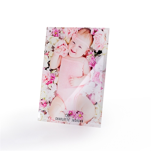 Foto Glasdruck 17,8 x 12,7cm Portrait zum Hinstellen Hochformat Personalisieren