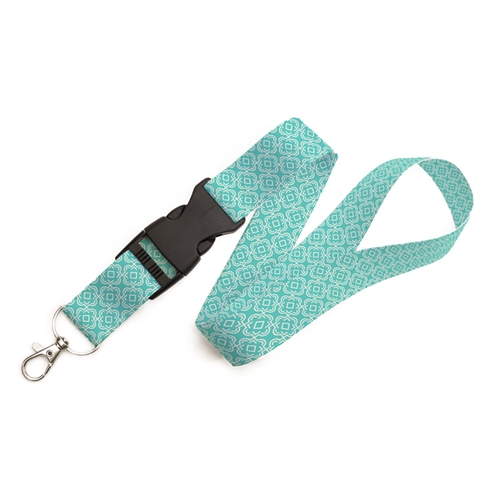 Lanyard Personalisieren Schlüsselband Gestalten mit Schließe 25 mm breit