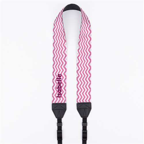 Pink Winkel 38 mm Kameragurt Personalisieren
