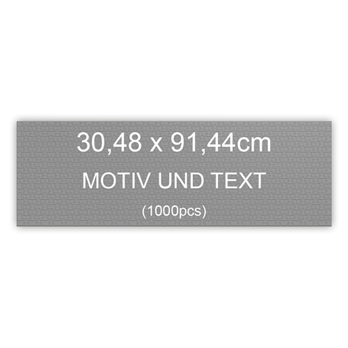 30,48 x 91,44 cm Personalisiertes 1000 Teile Weitwinkel Panorama Puzzle