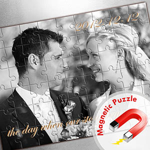 Großes Magnetisch-Photo-Puzzle, Querformat