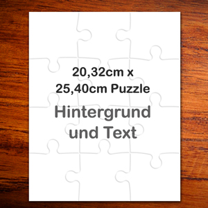 Personalisiertes 25,4 x 20, 3 cm Puzzle