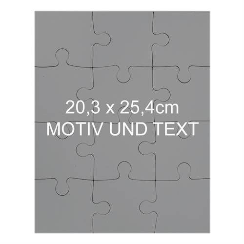 25,4 x 20,3 cm Magnetisch-Photo-Puzzle, Hochformat