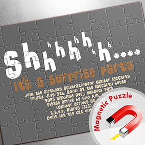 Großes Personalisiertes Magnetischpuzzle, 