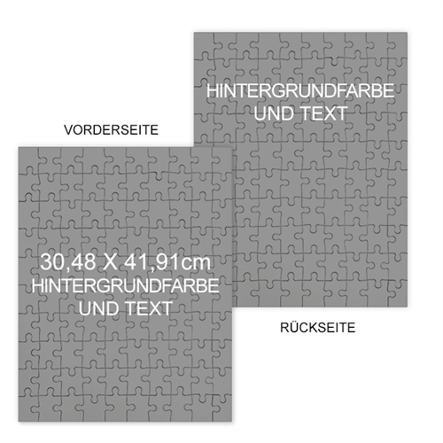 Grosses doppelseitiges Fotopuzzle, 30,48 cm x 41,91 cm, Hochformat