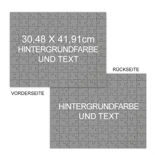 Großes beidseitiges Puzzle