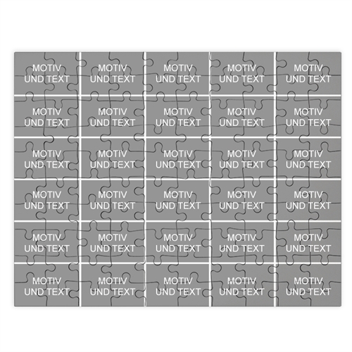 Weiß, 30 Fotos, Setzkasten, Großes Kollagepuzzle