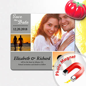 Save the Date Magnetkalender 8,89 x 10,16 cm Hochzeit