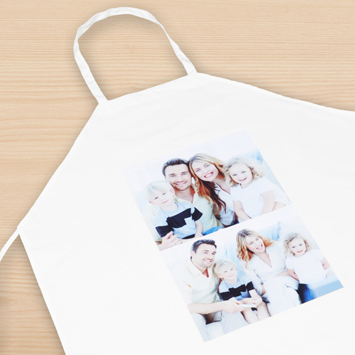 Zwei Fotos übereinander Fotoschürze Groß
