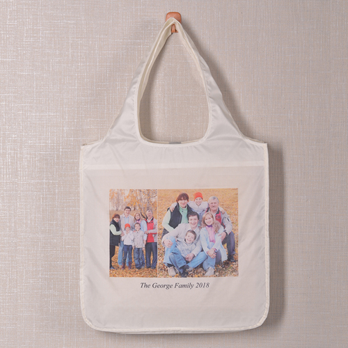 Zwei Fotos Shoppingtasche Elegant