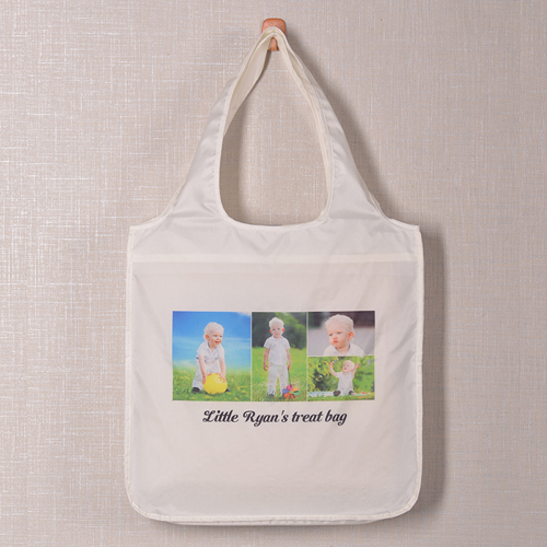 Vier Fotos Shoppingtasche Elegant
