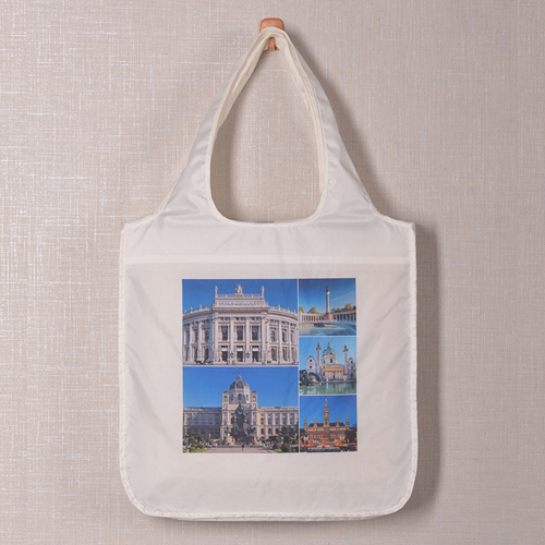 Fünf Fotos Shoppingtasche Modern