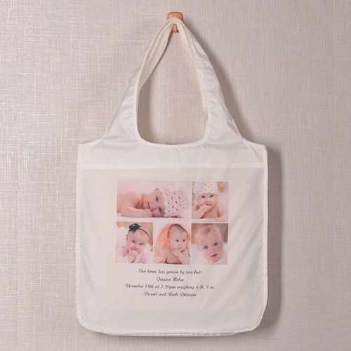 Fünf Fotos Shoppingtasche Zeitgeist