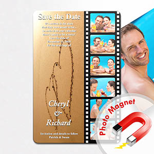 Liebe Film Save the Date Magnet 10,16 x 15,24  cm