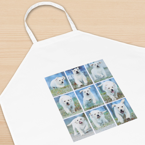 Neun Fotos Fotokollage Schürze Groß Hochformat