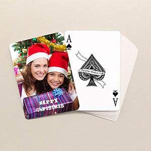 Weihnachtliche Spielkarten Standard Hochformat