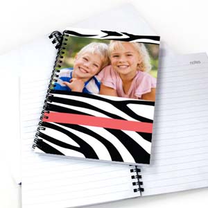 Notizbuch Zebra Pink Gestreift
