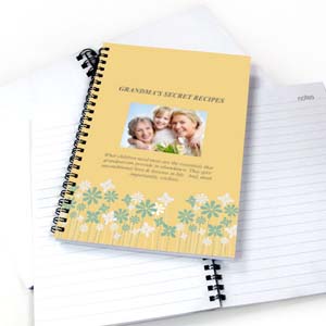 Blumiges Fotonotizbuch