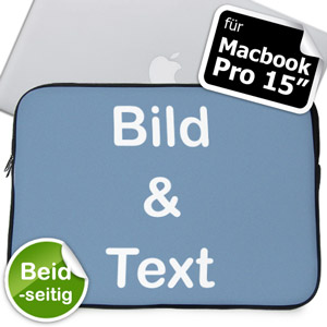 Beidseitig personalisierbare MacBook Pro 15 Tasche (2015)