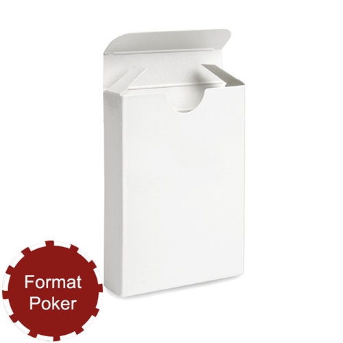 Poker Faltschachtel für Spielkarten