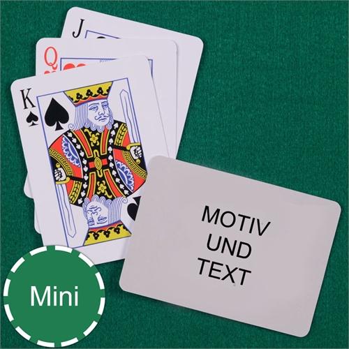 Mini Spielkarten Standard Index Querformat