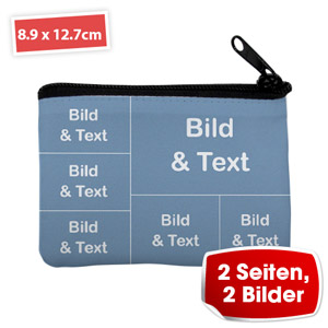 Facebook 6er Fotokollage Portemonnaie 2 Seiten, 2 Motive