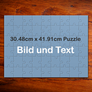 Grosses Fotopuzzle mit 24 / 54 / 285 Puzzleteile selbst gestalten ( 41,91 x 30,48 cm )