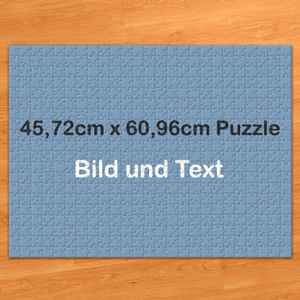 Riesenfotopuzzle 45x61cm 500 Teile personalisierte Box