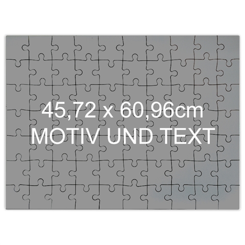 Riesenfotopuzzle selbstgestalten 46x62cm 70 Teile