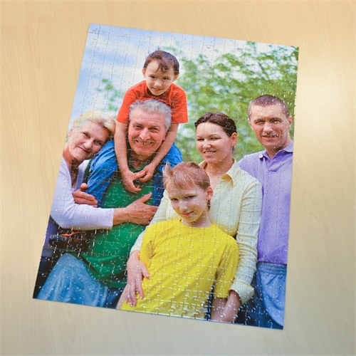Riesenfotopuzzle 45x61cm 500 Teile personalisierte Box