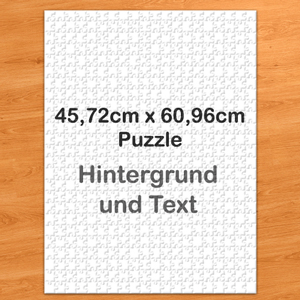 Personalisiertes Riesenpuzzle Hochformat 46x62cm 500 Teile