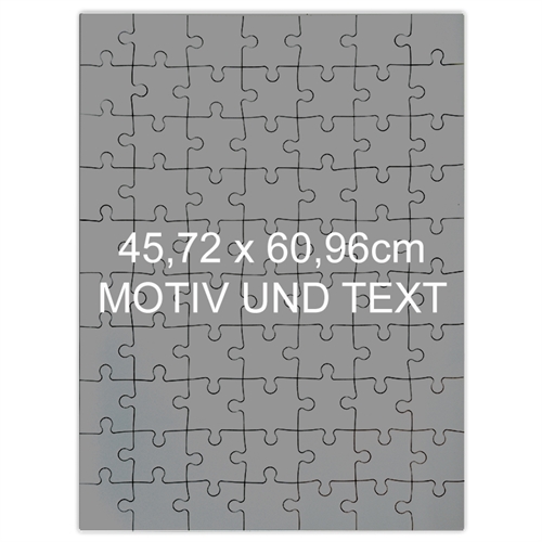 Riesenfotopuzzle Hochformat 70 Teile 62x46cm personalisierte Box24