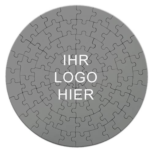 Selbst Gestalten Rundes Puzzle Personalisieren D: 18,4 cm