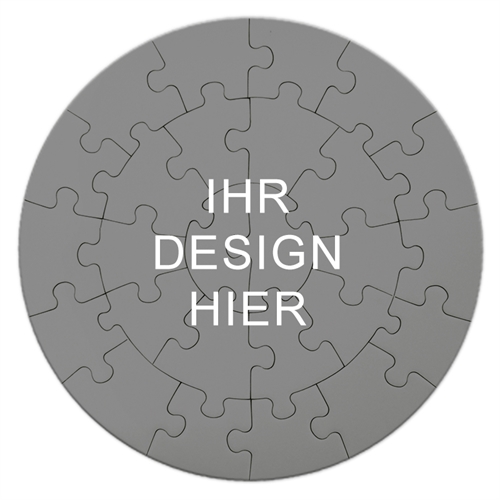 Mein Design Rundes Puzzle Personalisieren Durchmesser 18,4 cm
