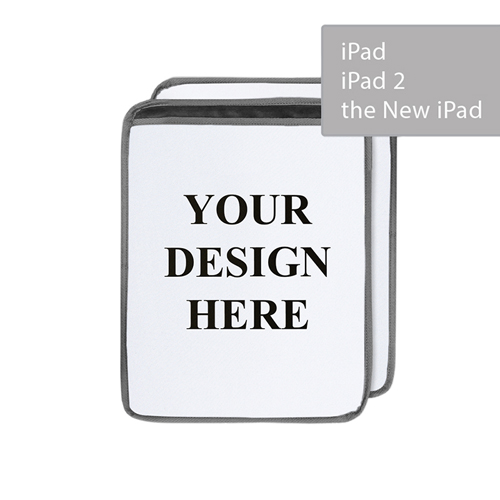 Personalized Ultra-plush Padded iPad Sleeve, Portrait