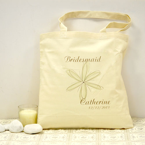 Blumenstrauß Blumenmädchen Personalisierte Stofftasche Budget
