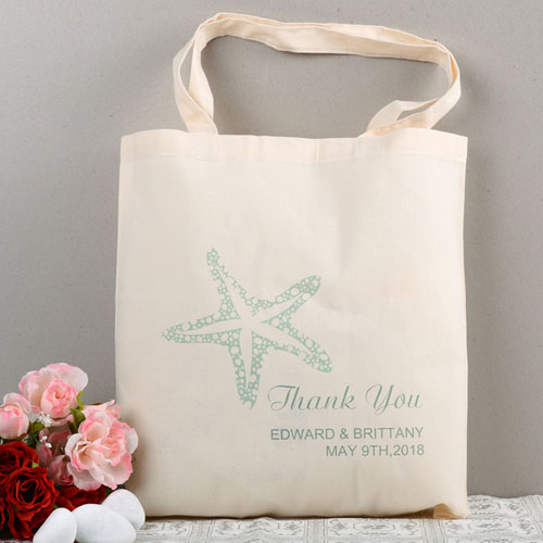 Seestern Hochzeit Stofftasche Budget