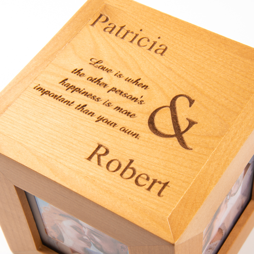laser engraved